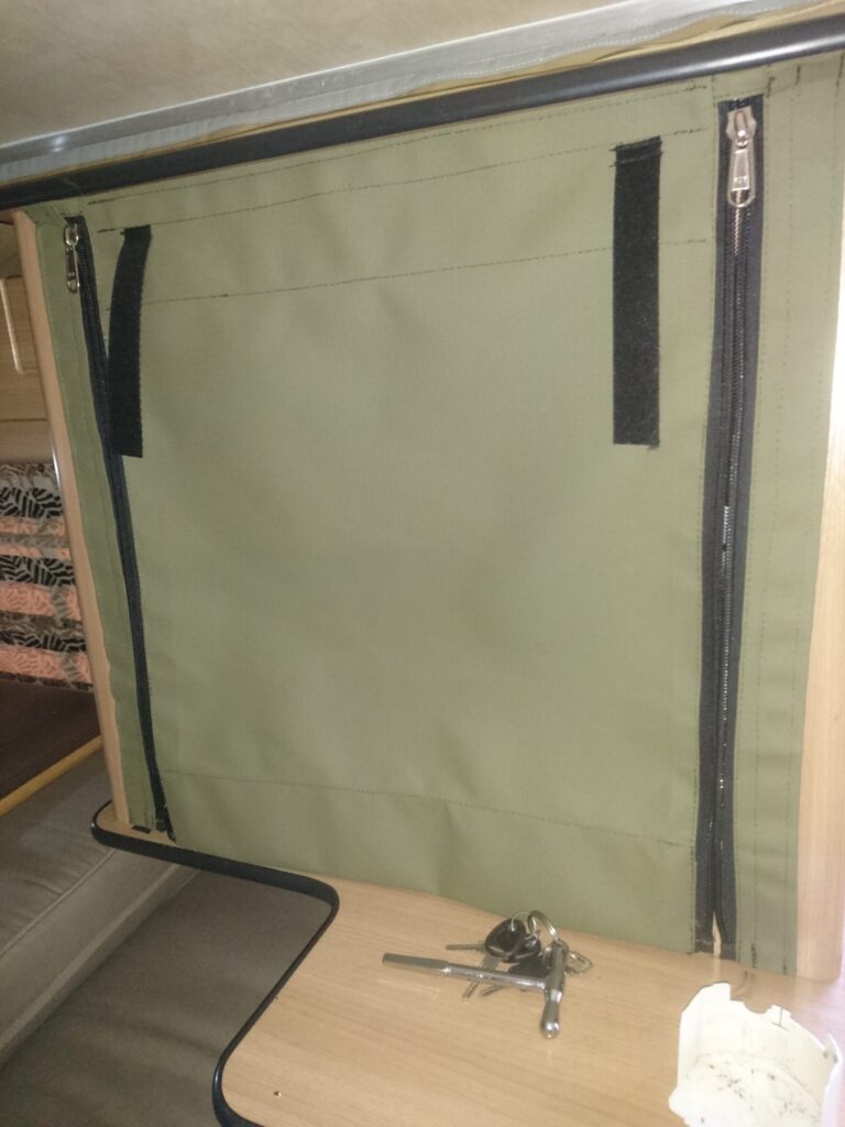 Replacement Canvas doors for a Jurgens Xplorer.